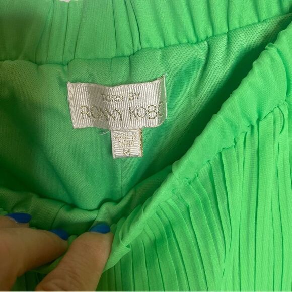 Torn by Rony Kobo Poison green Shaina Pants NWT - Picture 8 of 8